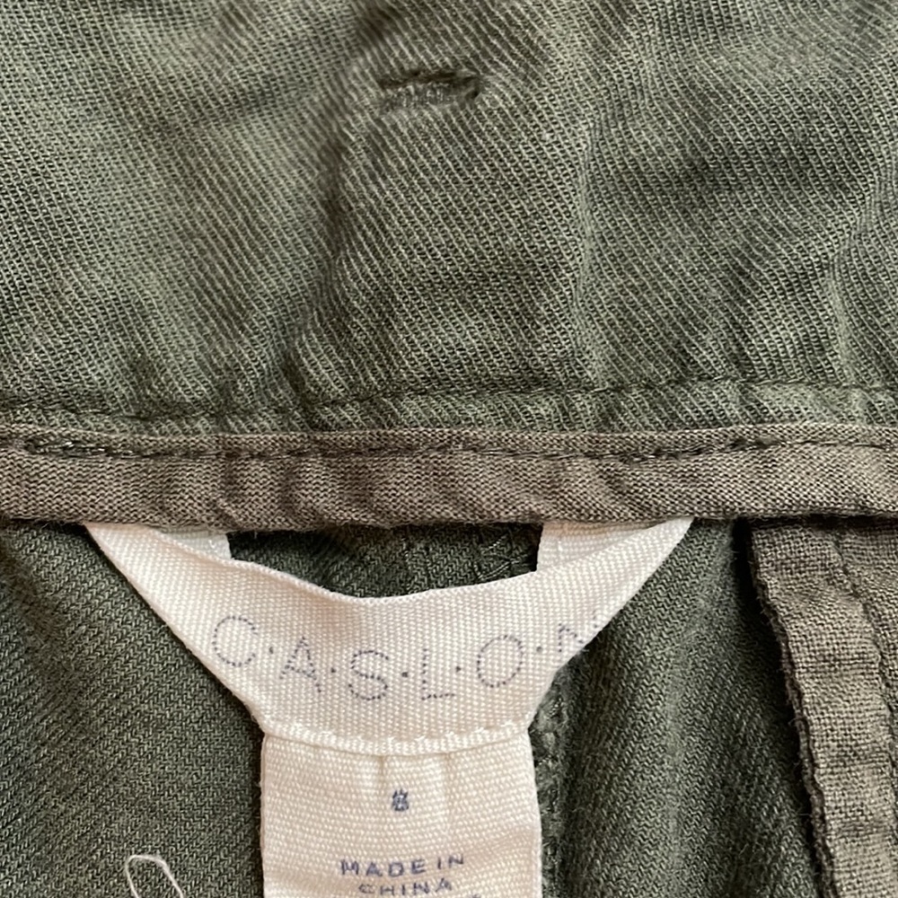 Caslon, size 8, army green shorts - Picture 2 of 4
